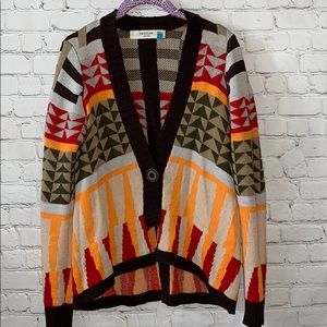 Anthropologie | Sparrow Multi Color Open Cardigan